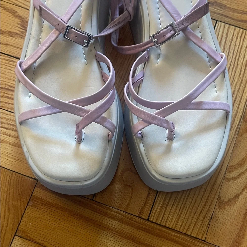 Vagabond Lilac Strappy Platform Sandals - Picture 8 of 12